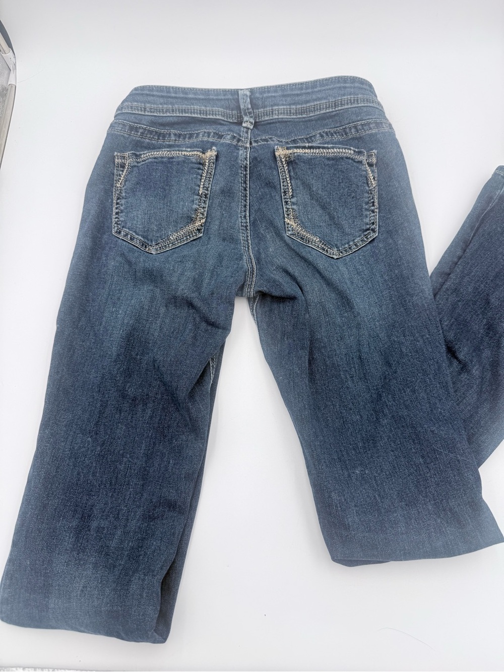 Silver Jeans Womens 27 Boot Cut Slim Low Rise Stretch Denim Elyse 27x33 - Picture 5 of 5